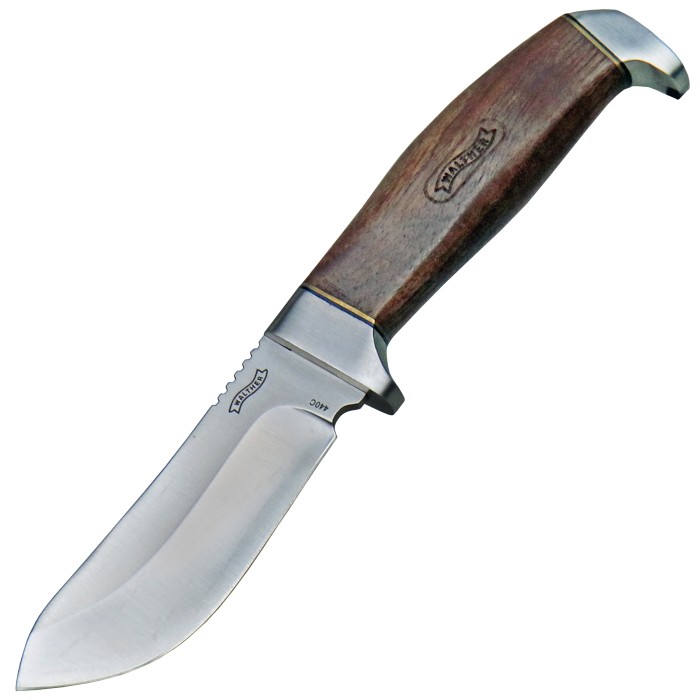 Walther Premium Skinner hunting knife walnut